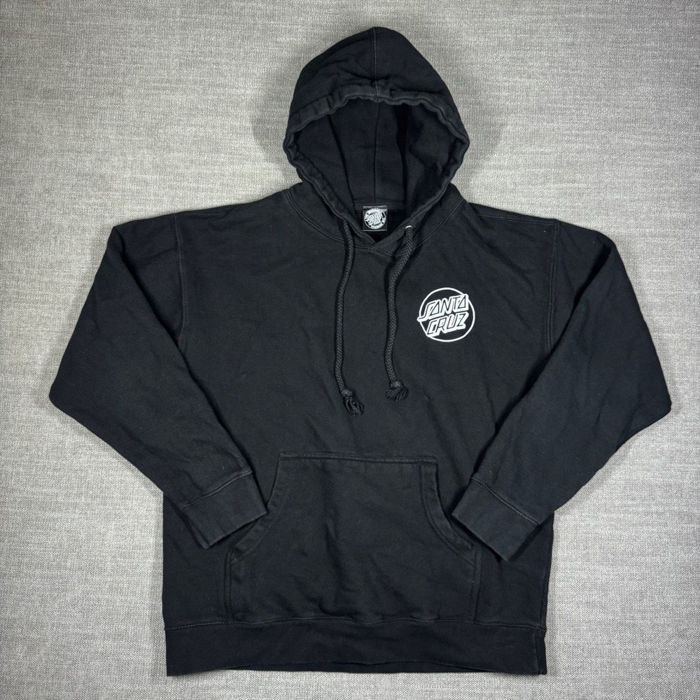 Santa Cruz Skateboards Opus Dot Logo Pullover Hoodie Mens L Skate Streetwear
